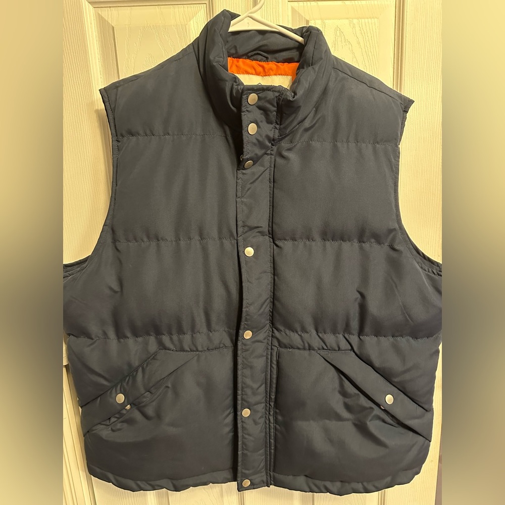 Men’s Blue winter outdoor vest